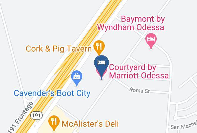 Ector - Courtyard By Marriott Odessa Maps