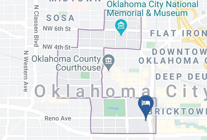 Oklahoma - Courtyard By Marriott Oklahoma City Downtown Maps