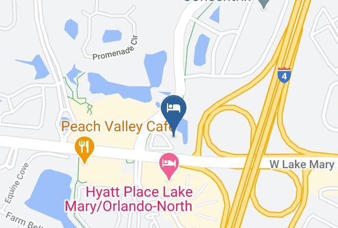 Seminole - Courtyard By Marriott Orlando Lake Mary North Maps