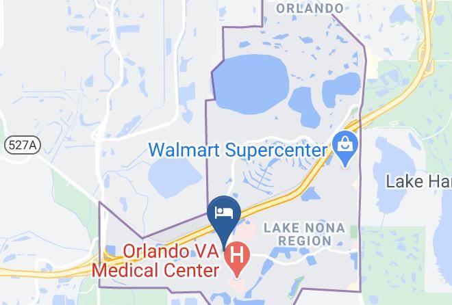 Orange - Courtyard By Marriott Orlando Lake Nona Maps