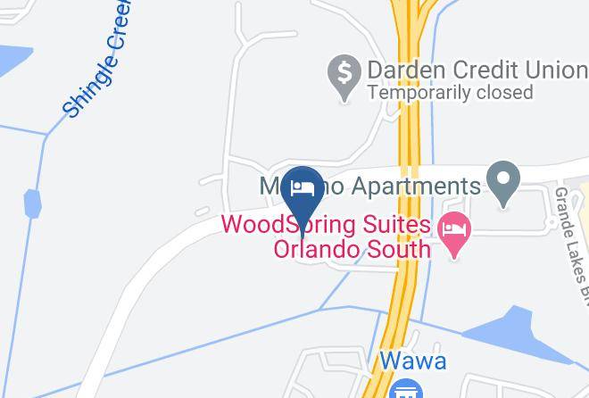 Orange - Courtyard By Marriott Orlando South Grande Lakes Area Maps