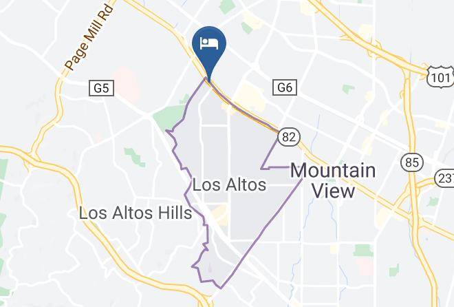 Santa Clara - Courtyard By Marriott Palo Alto Los Altos Maps