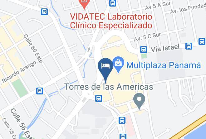 San Francisco - Courtyard By Marriott Panama Multiplaza Mall Maps
