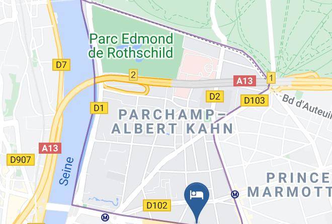 Hauts De Seine - Courtyard By Marriott Paris Boulogne Maps