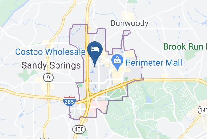 Fulton - Courtyard By Marriott Atlanta Perimeter Center Maps