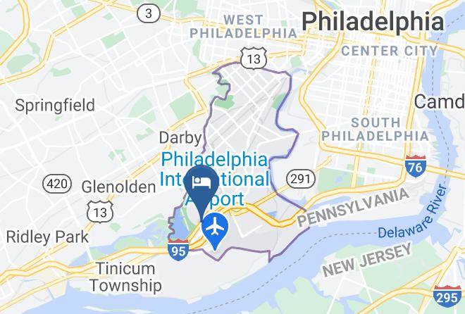Philadelphia - Courtyard By Marriott Philadelphia Airport Maps