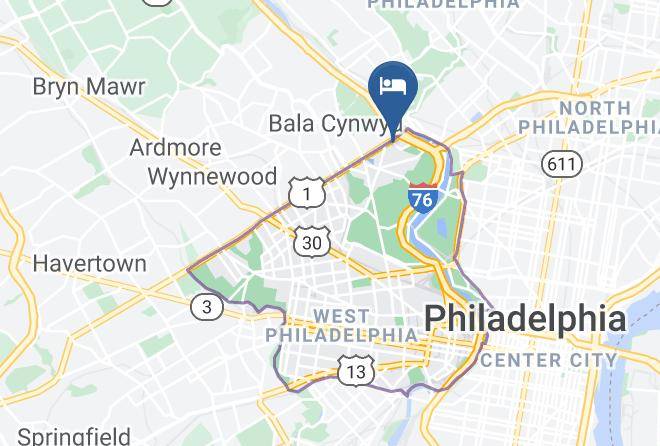 Philadelphia - Courtyard By Marriott Philadelphia City Avenue Maps