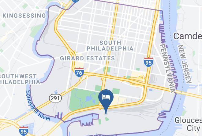 Philadelphia - Courtyard By Marriott Philadelphia South At The Navy Yard Maps