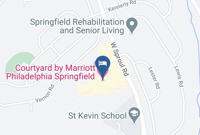 Delaware - Courtyard By Marriott Philadelphia Springfield Maps
