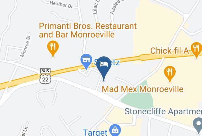 Courtyard By Marriott Pittsburgh Monroeville Map