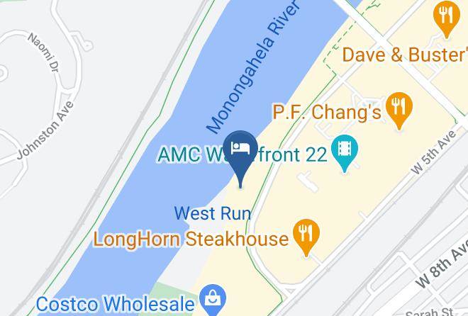 Allegheny - Courtyard By Marriott Pittsburgh West Homestead Waterfront Maps