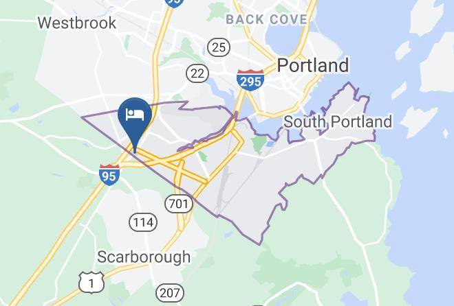 Cumberland - Courtyard By Marriott Portland Airport Maps