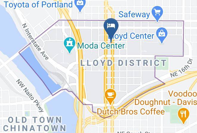 Multnomah - Courtyard By Marriott Portland Downtown Convention Center Maps