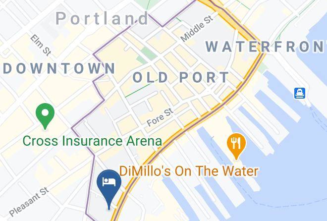 Cumberland - Courtyard By Marriott Portland Downtown Waterfront Maps