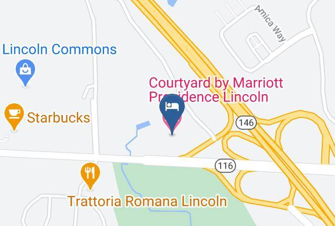 Providence - Courtyard By Marriott Providence Lincoln Maps