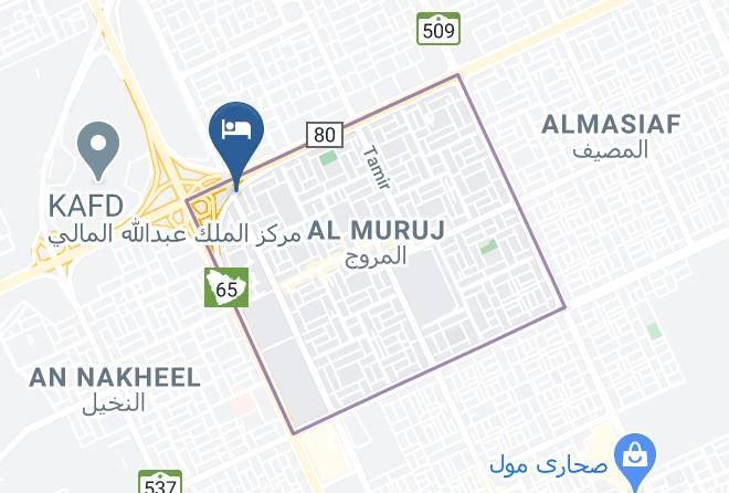 Riyadh - Courtyard By Marriott Riyadh Northern Ring Road Maps