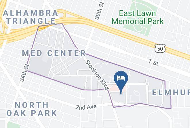 Sacramento - Courtyard By Marriott Sacramento Midtown Maps