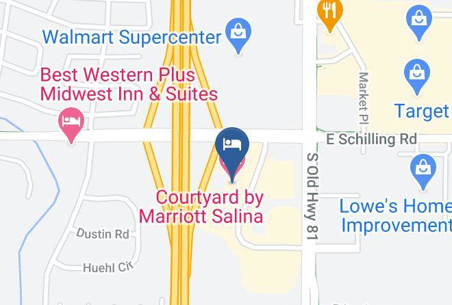Saline - Courtyard By Marriott Salina Maps