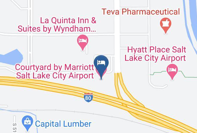 Salt Lake - Courtyard By Marriott Salt Lake City Airport Maps