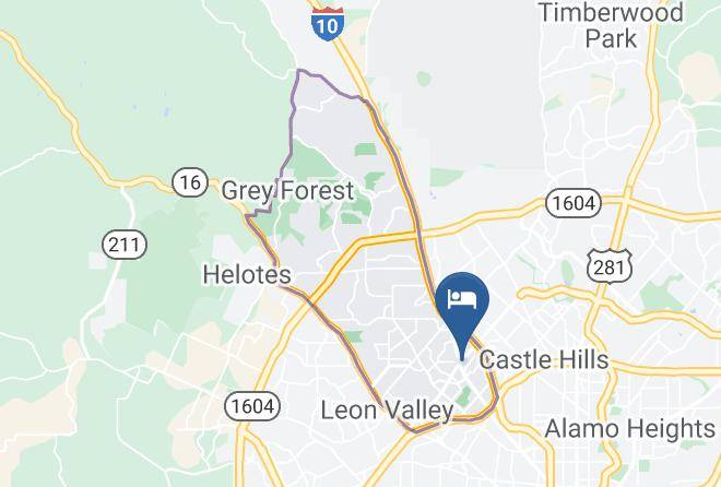 Bexar - Courtyard By Marriott San Antonio Medical Center Maps
