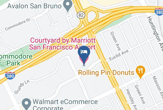 San Mateo - Courtyard By Marriott San Francisco Airport Maps