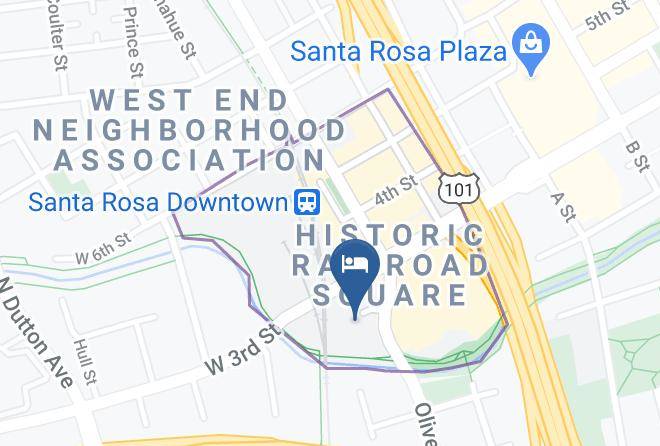 Sonoma - Courtyard By Marriott Santa Rosa Maps