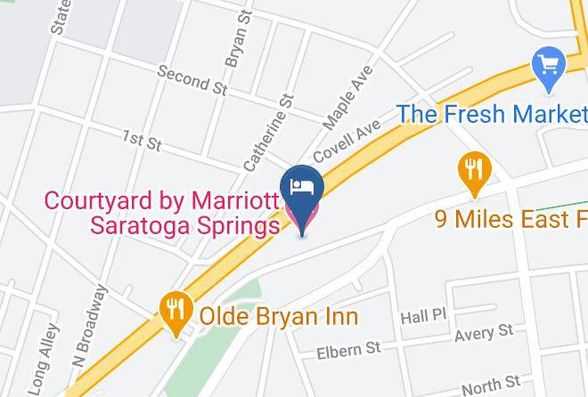 Saratoga - Courtyard By Marriott Saratoga Springs Maps