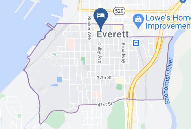 Snohomish - Courtyard By Marriott Seattle Everett Downtown Maps