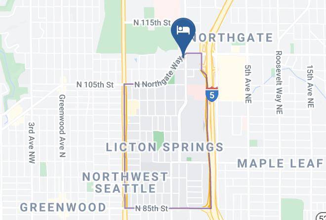 King - Courtyard By Marriott Seattle Northgate Maps