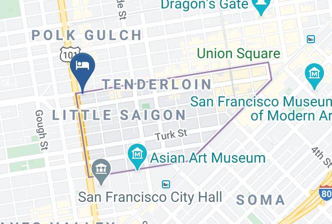 San Francisco - Courtyard By Marriott San Francisco Downtown Van Ness Ave Maps