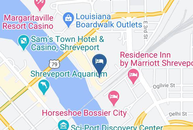 Bossier Par - Courtyard By Marriott Shreveport Bossier City Louisiana Boardwalk Maps