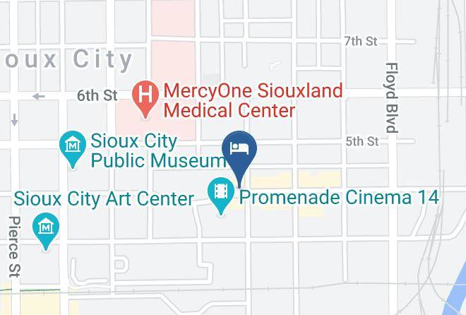 Woodbury - Courtyard By Marriott Sioux City Downtown Convention Center Maps