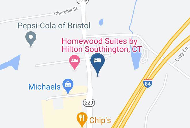 Hartford - Courtyard By Marriott Southington Maps