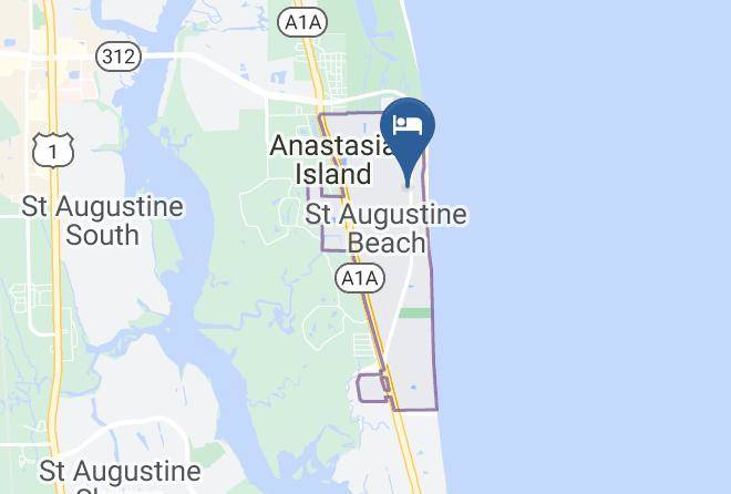 St Johns - Courtyard By Marriott St Augustine Beach Maps