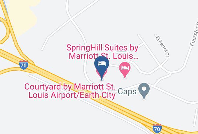St Louis - Courtyard By Marriott St Louis Airport Earth City Maps