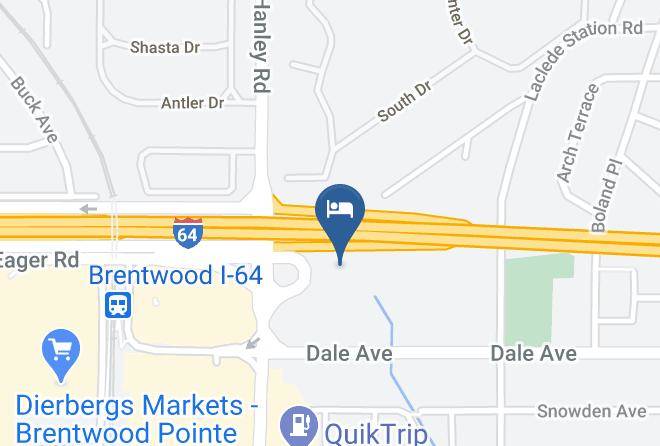 St Louis - Courtyard By Marriott St Louis Brentwood Maps