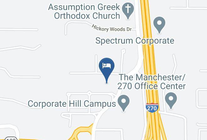 Courtyard By Marriott St Louis West County Map