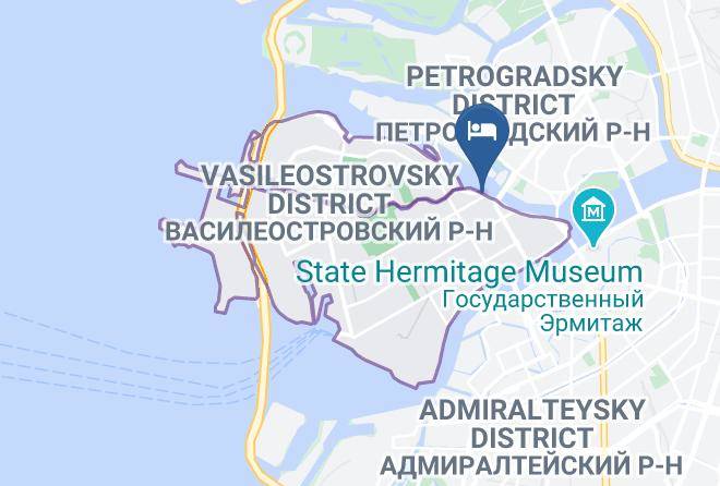 Courtyard By Marriott St Petersburg Vasilievsky Map