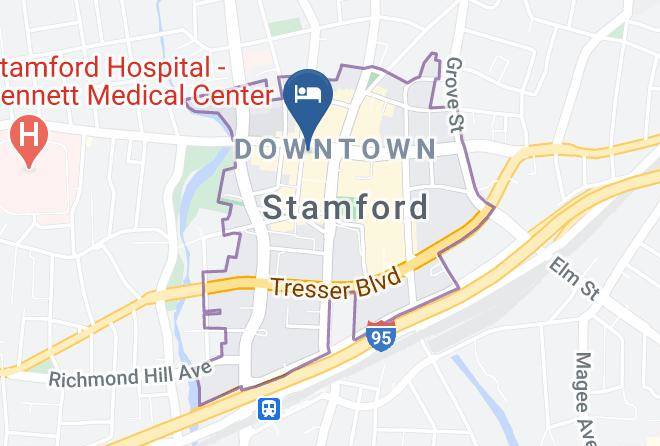 Fairfield - Courtyard By Marriott Stamford Downtown Maps