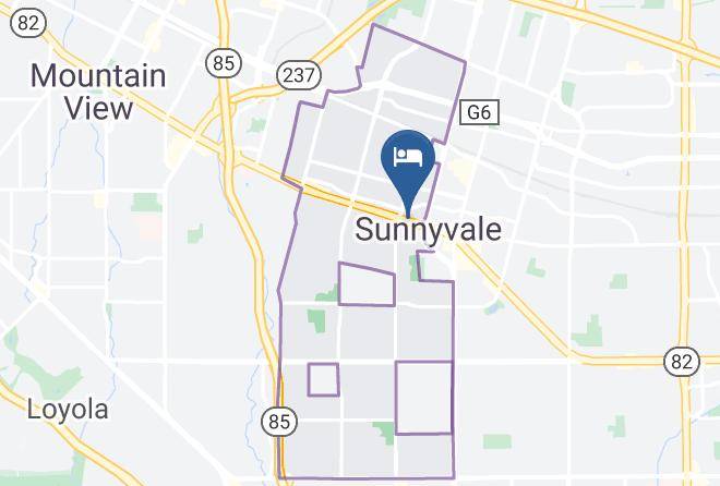 Santa Clara - Courtyard By Marriott Sunnyvale Mountain View Maps