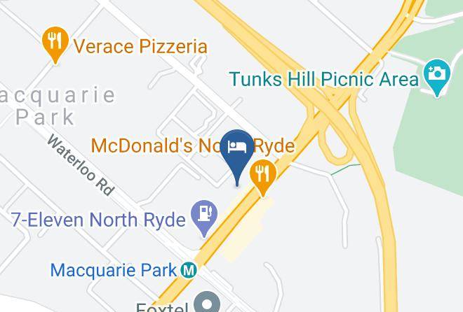 Ryde - Courtyard By Marriott Sydney North Ryde Maps