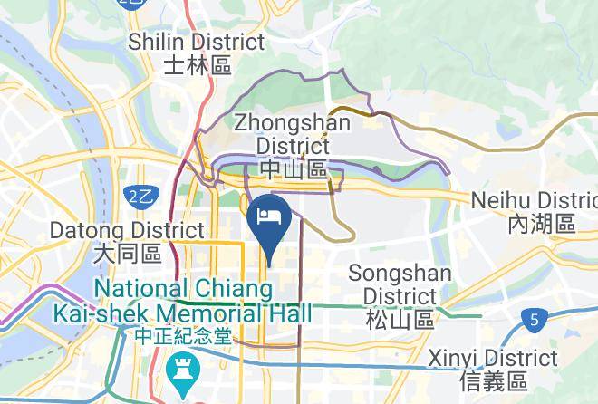Zhongshan District - Courtyard By Marriott Taipei Downtown Maps