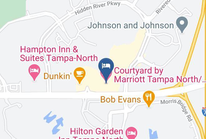 Hillsborough - Courtyard By Marriott Tampa North I 75 Fletcher Maps