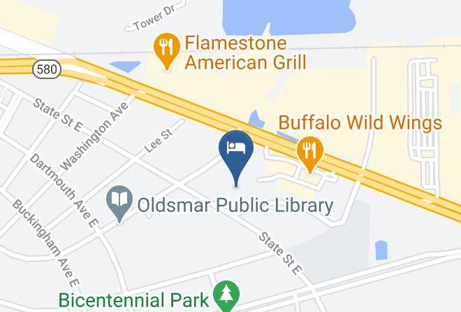 Courtyard By Marriott Tampa Oldsmar Map