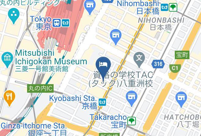 Chuo Ward - Courtyard By Marriott Tokyo Station Maps