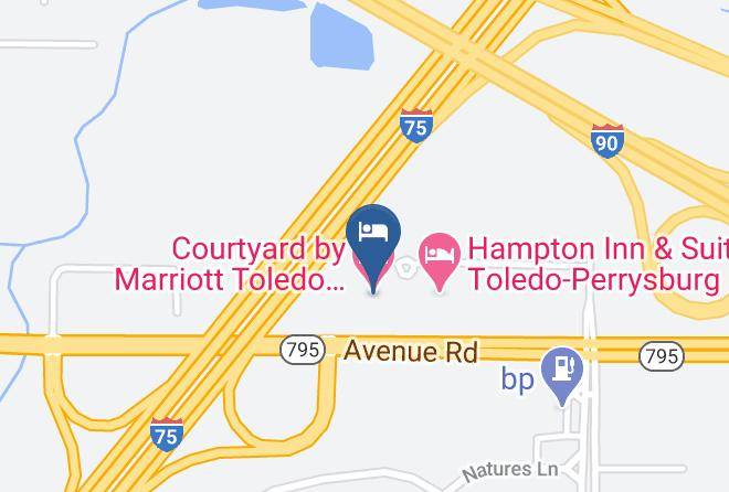 Courtyard By Marriott Toledo Rossford Perrysburg Map