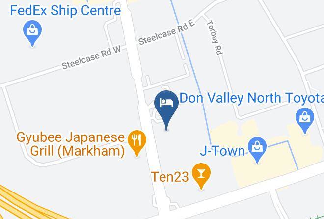 York - Courtyard By Marriott Toronto Northeast Markham Maps