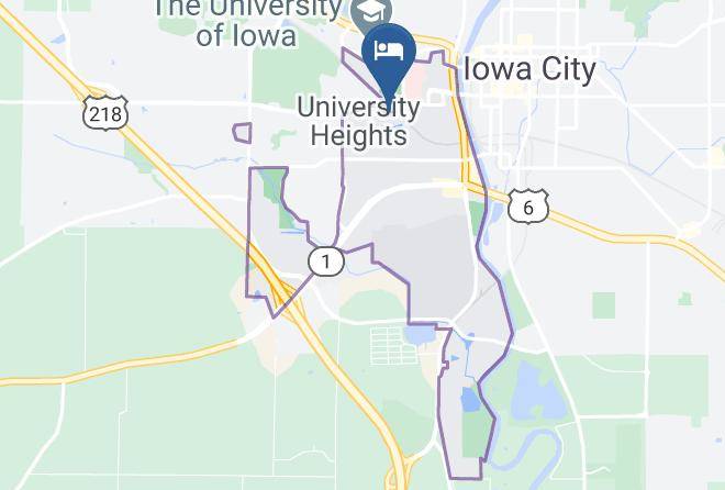 Johnson - Courtyard By Marriott University Heights Iowa City Maps