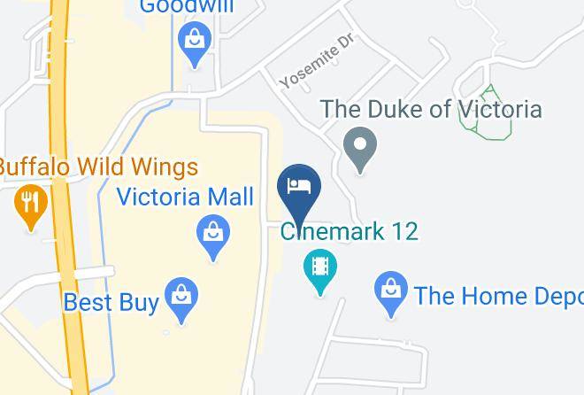 Courtyard By Marriott Victoria Map