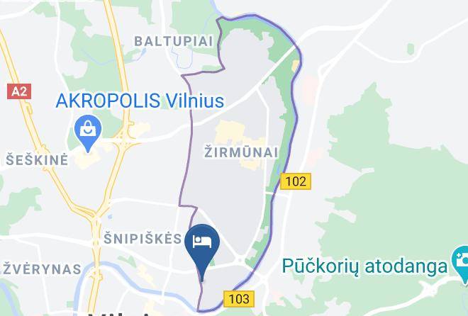 Vilnius - Courtyard By Marriott Vilnius City Center Maps